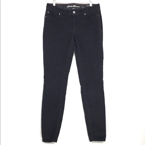 Eddie Bauer Skinny Slightly Curvy Corduroy Pants - Picture 1 of 13